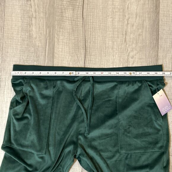 NWT Stars Above Women's 2XL Green Lounge Sleep Jogger Pants Soft Cozy Comfy - Picture 14 of 16